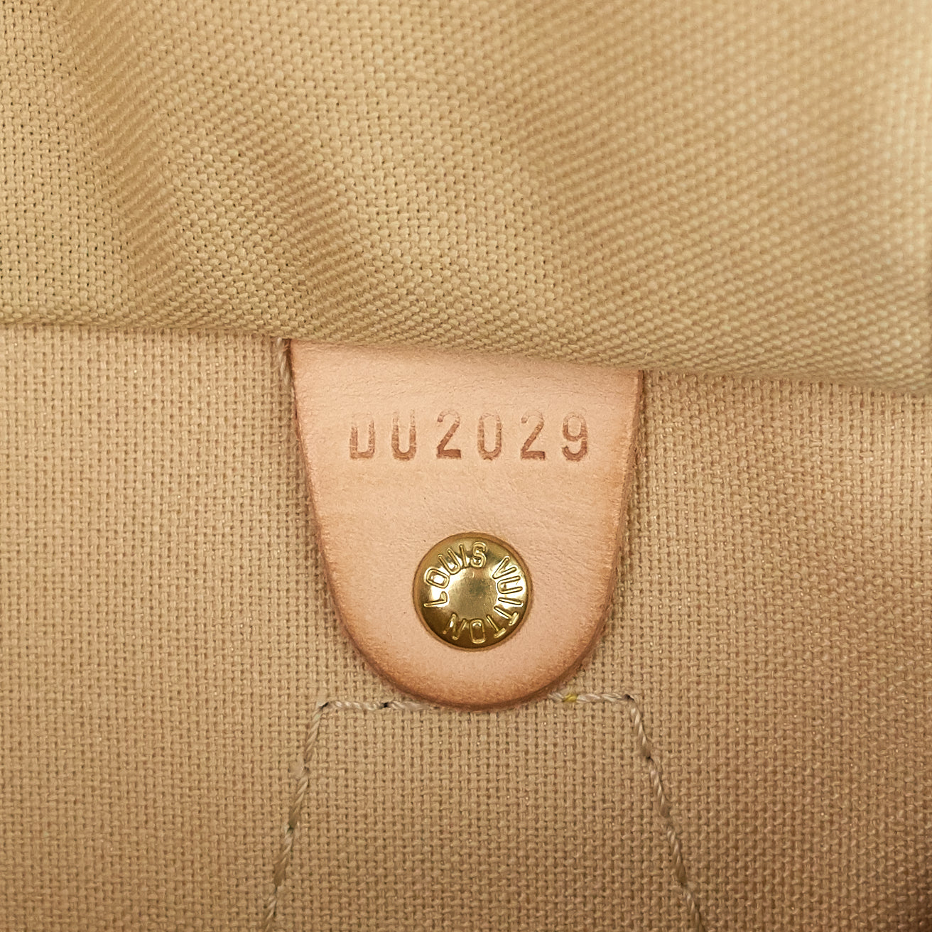 Louis Vuitto Speedy 25 Damier Azur Canvas Bag