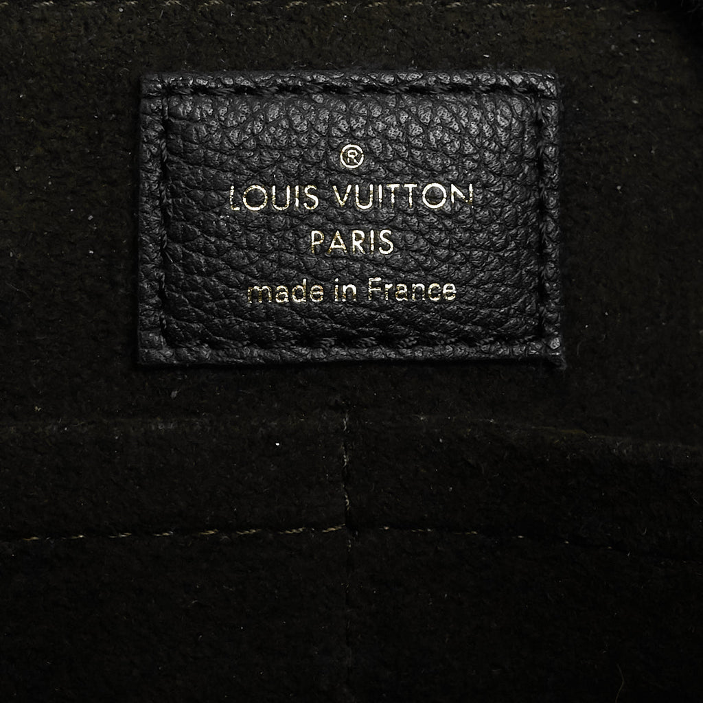 Louis Vuitto Kimono Monogram Canvas and Black Leather Bag