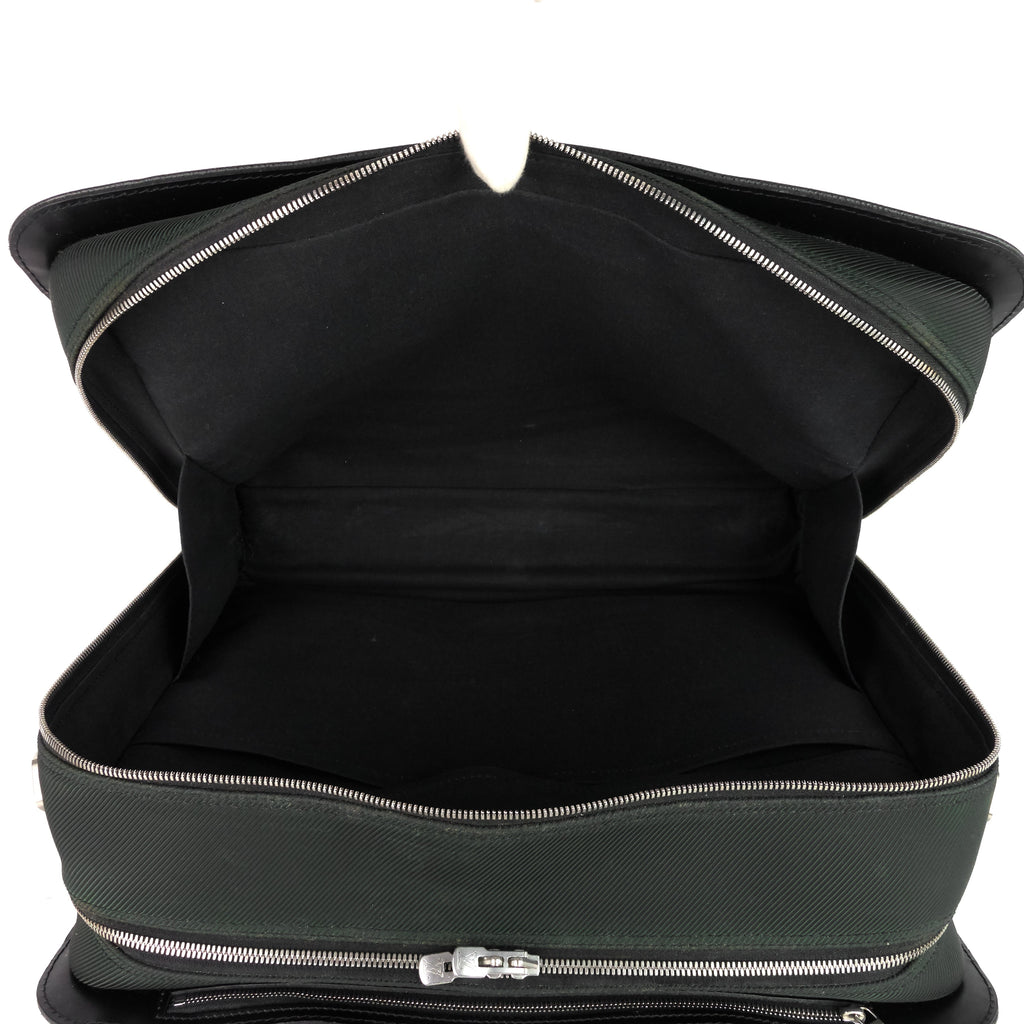 Louis Vuitto Nevski Taiga Leather Briefcase Bag