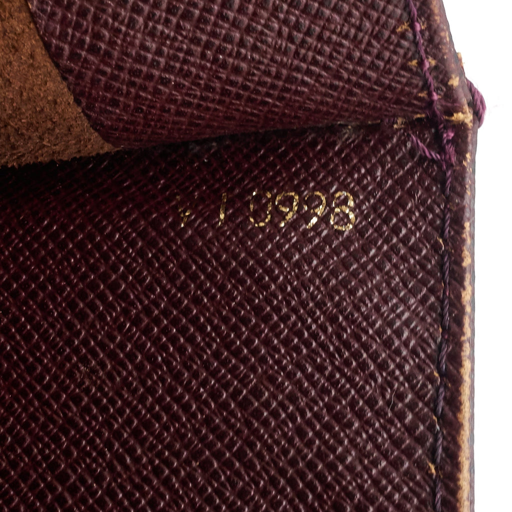 Louis Vuitto Serviette Kourad Taiga Leather Briefcase Bag