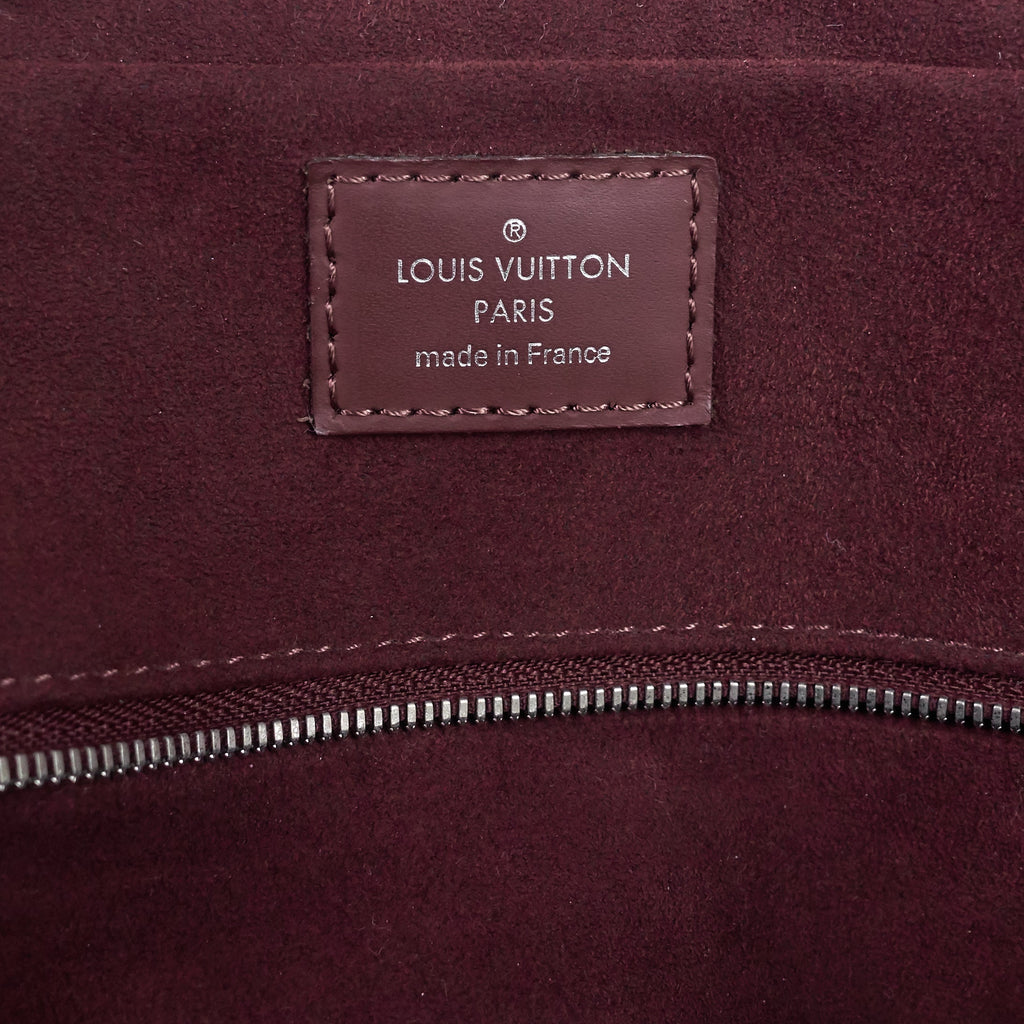 Louis Vuitto Porte-Documents Voyage Burgundy Epi Leather Briefcase Bag