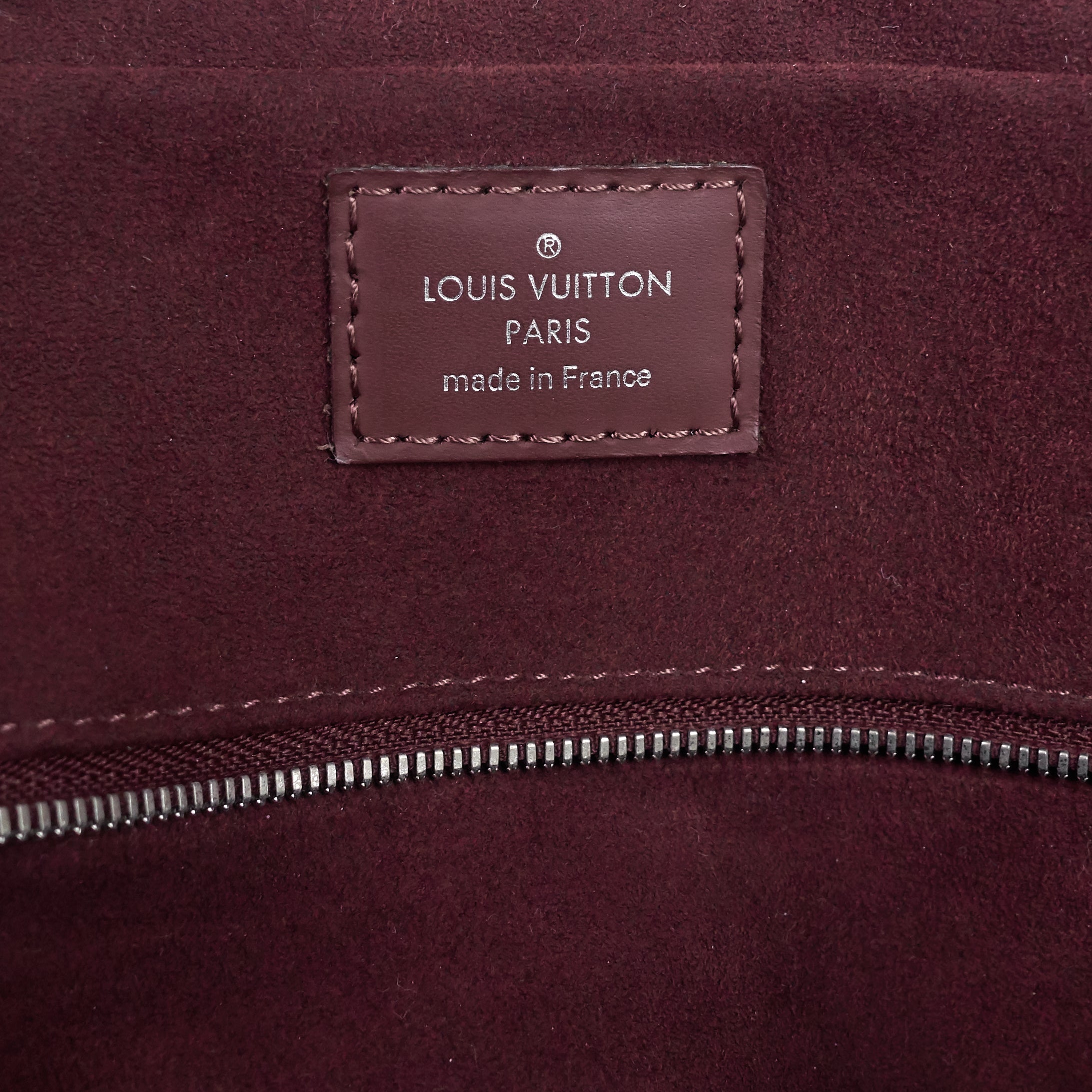 Louis Vuitto Porte-Documents Voyage Burgundy Epi Leather Briefcase Bag