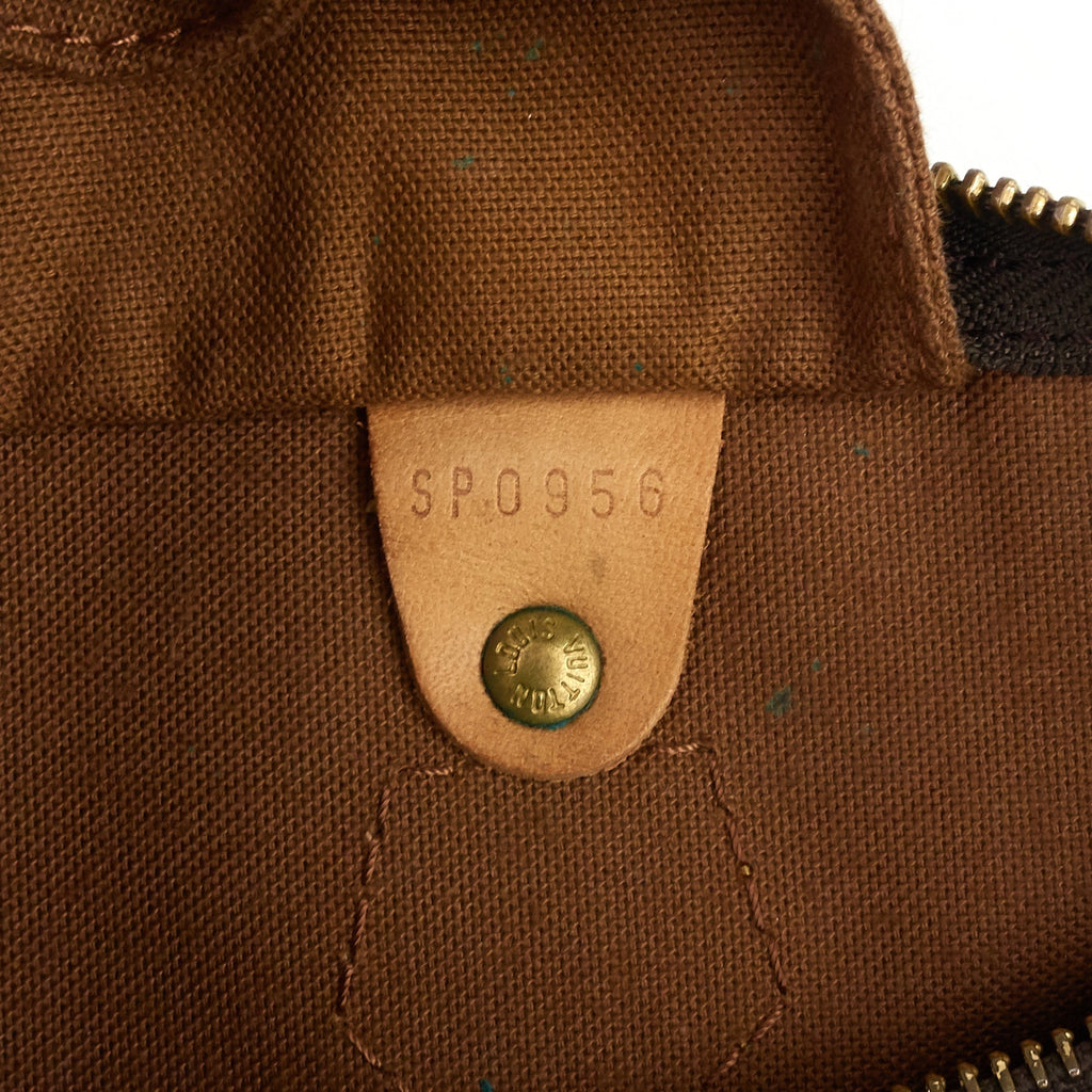 Louis Vuitto Speedy 30 Monogram Canvas Bag