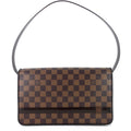 Louis Vuitto Tribeca Long Damier Ebene Canvas Bag