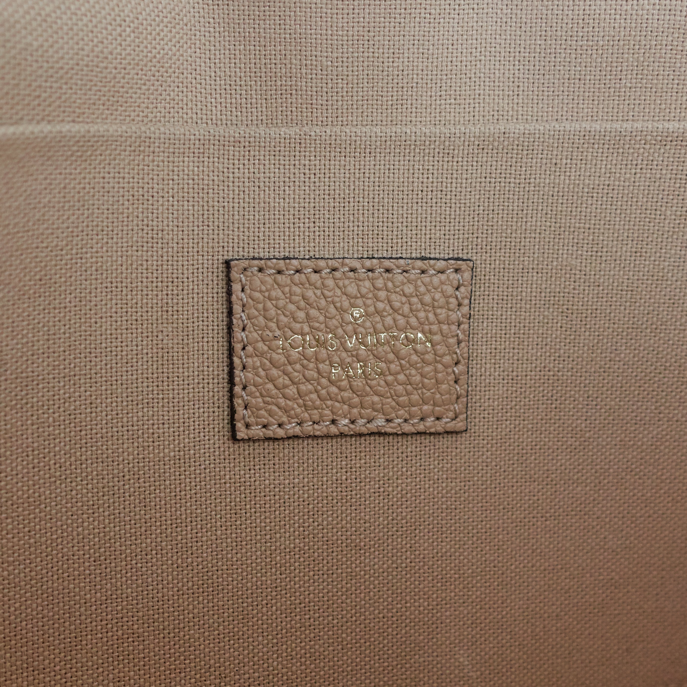 Louis Vuitto Pochette FÃ©licie Monogram Empreinte Leather Chain Wallet Bag