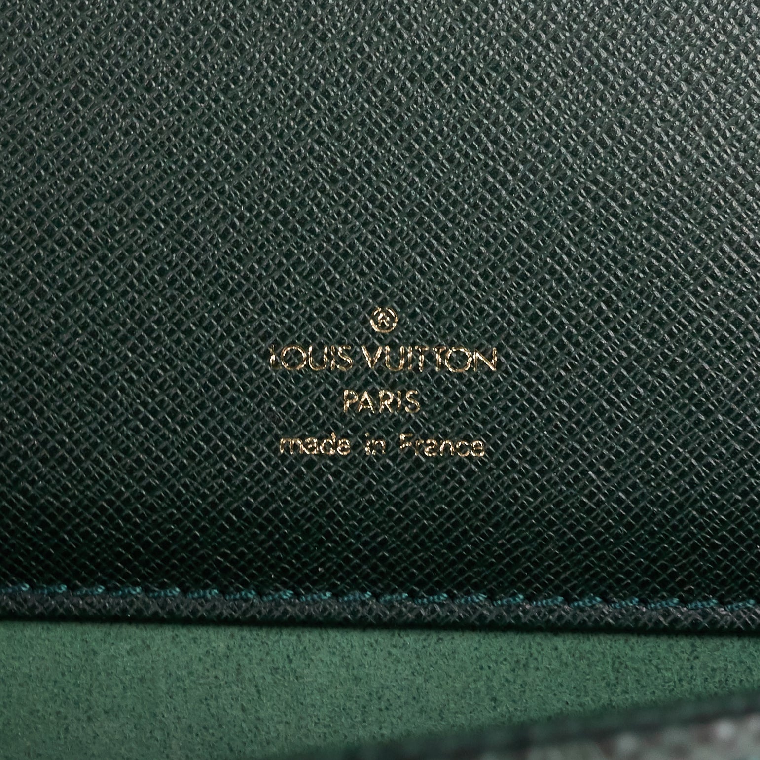 Louis Vuitto Serviette Kourad Taiga Leather Briefcase Bag