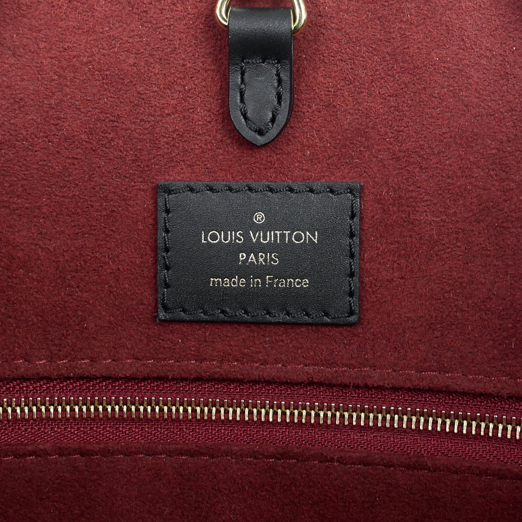 Louis Vuitto OnTheGo MM Bicolour Monogram Empreinte Leather Bag