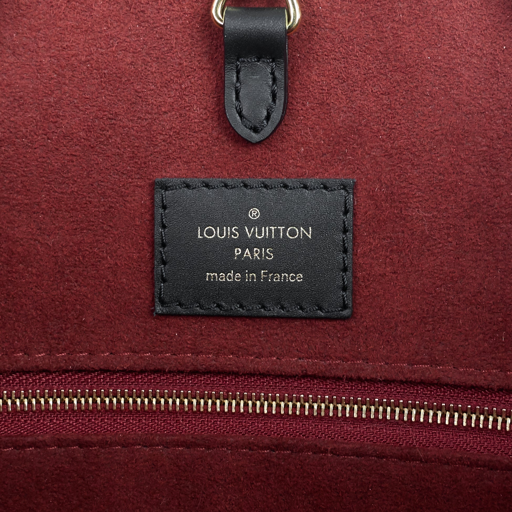 Louis Vuitto OnTheGo MM Bicolour Monogram Empreinte Leather Bag