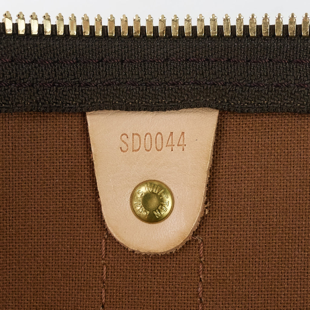 Louis Vuitto Keepall Bandouliere 55 Monogram Canvas Bag