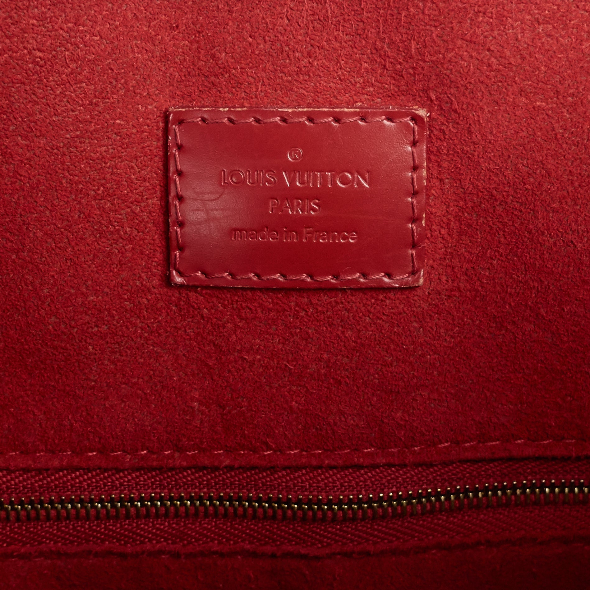Louis Vuitto Caissa Damier Ebene Canvas Tote Bag