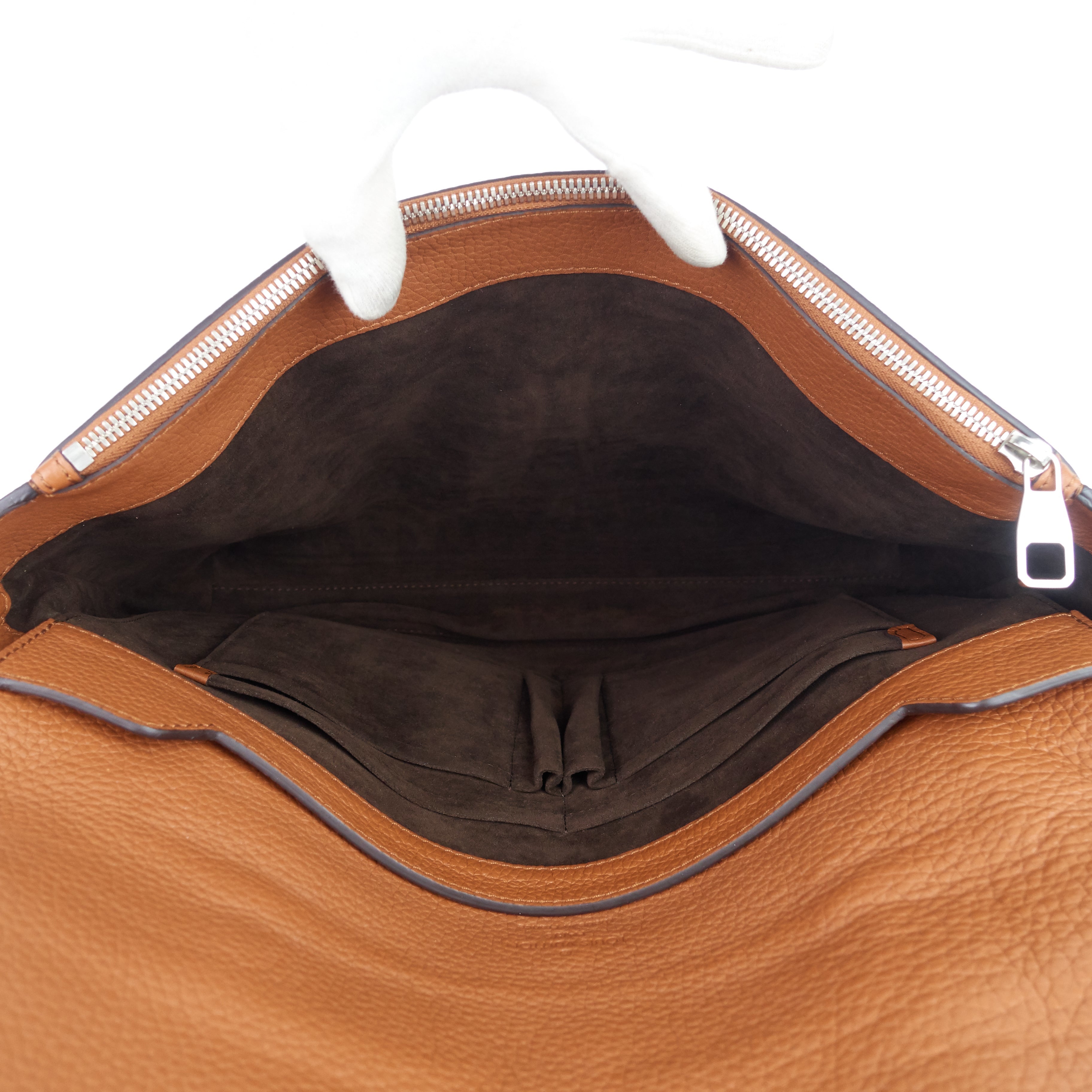 Louis Vuitto Serviette Dorian Taurillon Leather Briefcase Bag