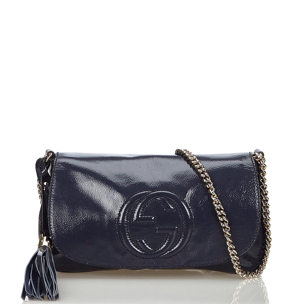 Gucci Soho Mini Patent Leather Crossbody Bag