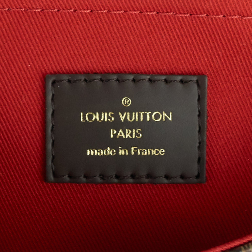 Louis Vuitto Croisette Damier Ebene Canvas Bag