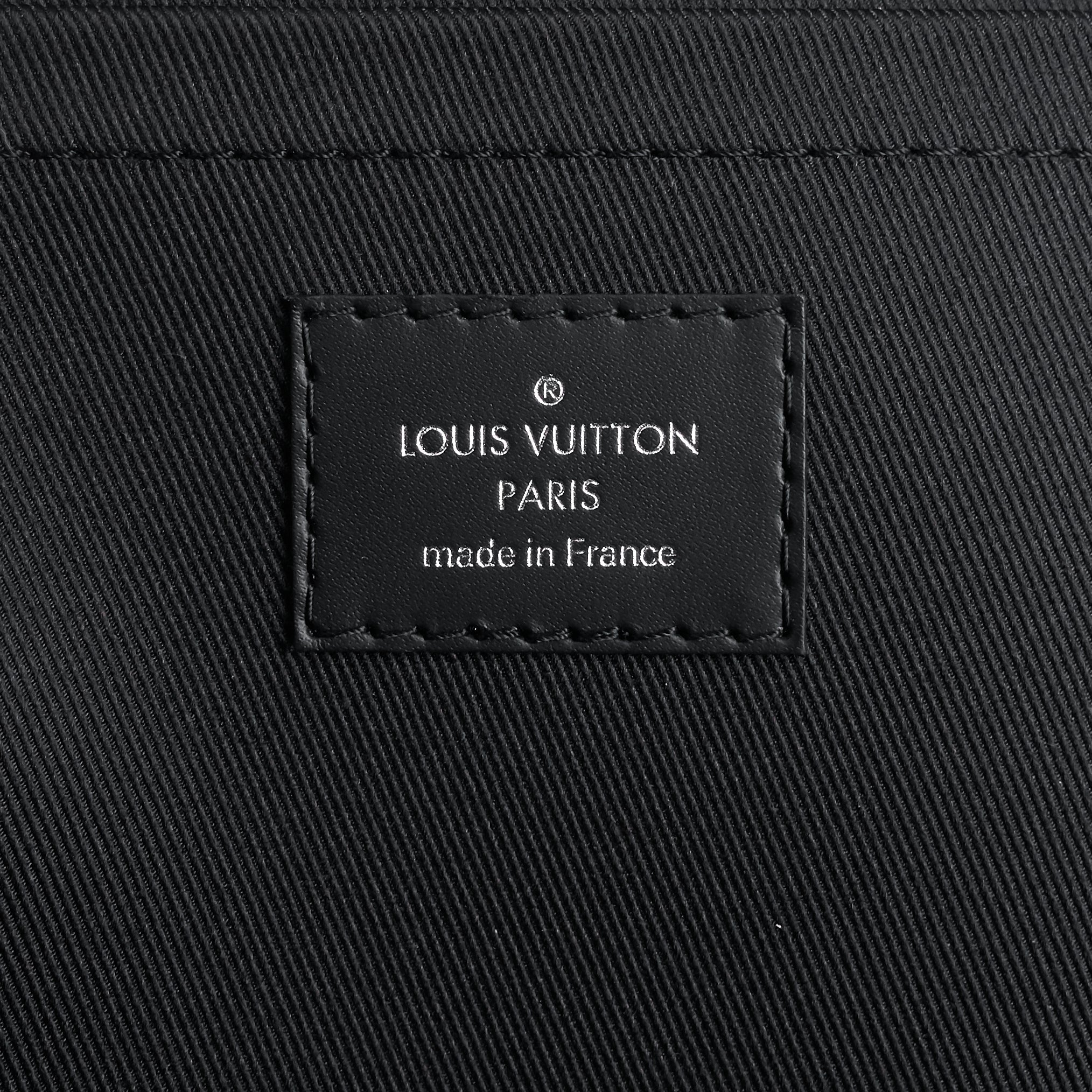Louis Vuitto Pochette Jour GM Zip Around Damier Graphite Canvas Bag