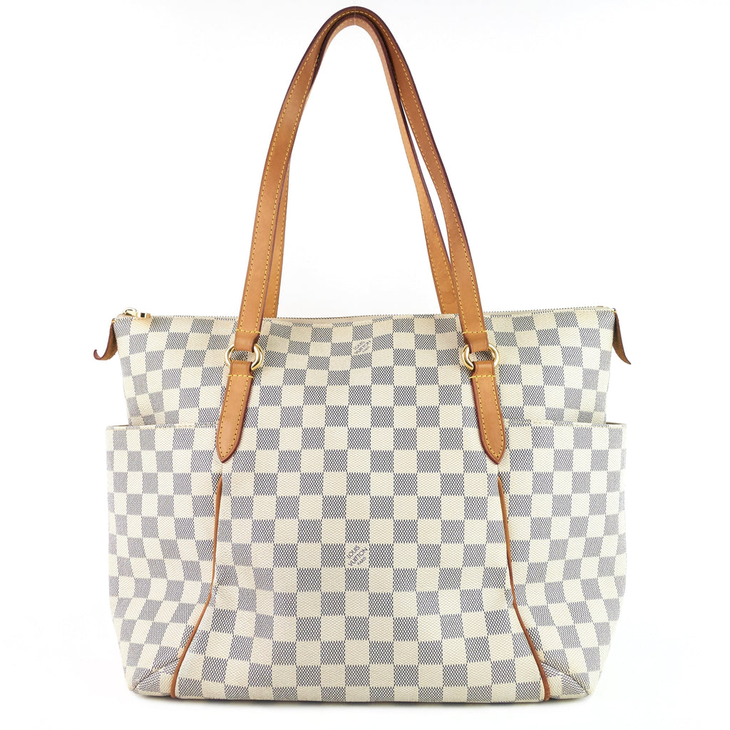 Louis Vuitto Totally MM Damier Azur Canvas Bag