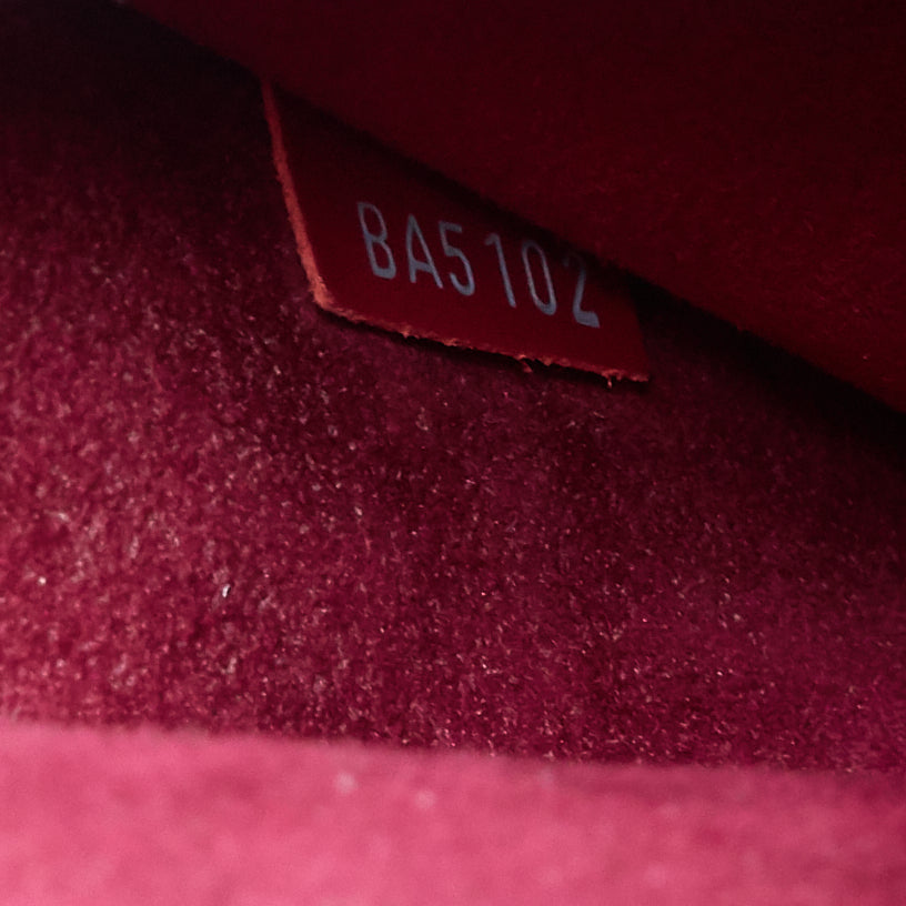 Louis Vuitto Alma GM Fuchsia Epi Leather Bag