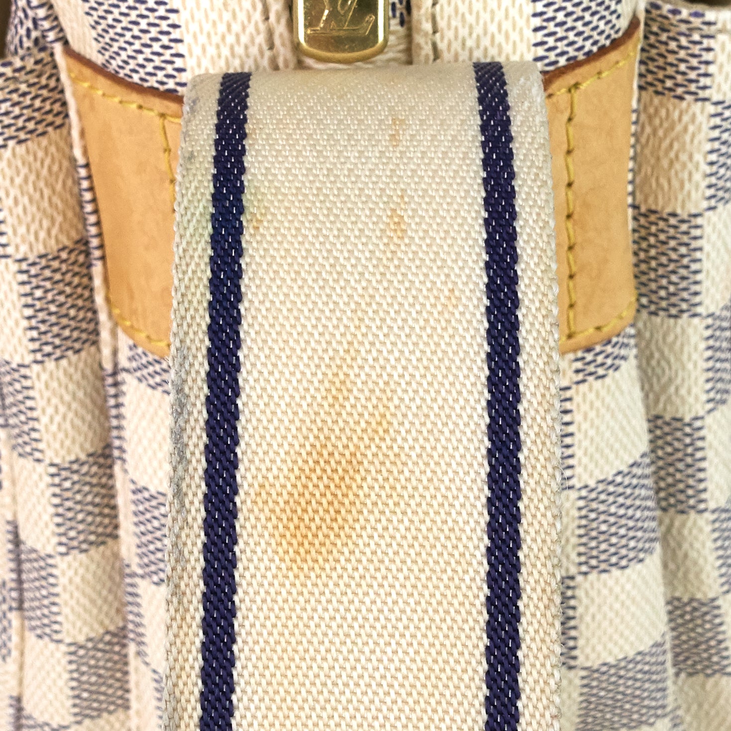 Louis Vuitto Naviglio Damier Azur Canvas Messenger Bag