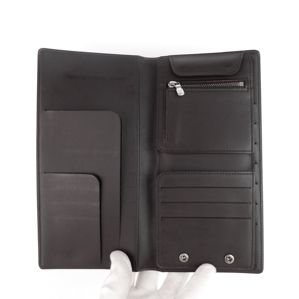 Louis Vuitto Portefeuille Glace Leather Double Wallet