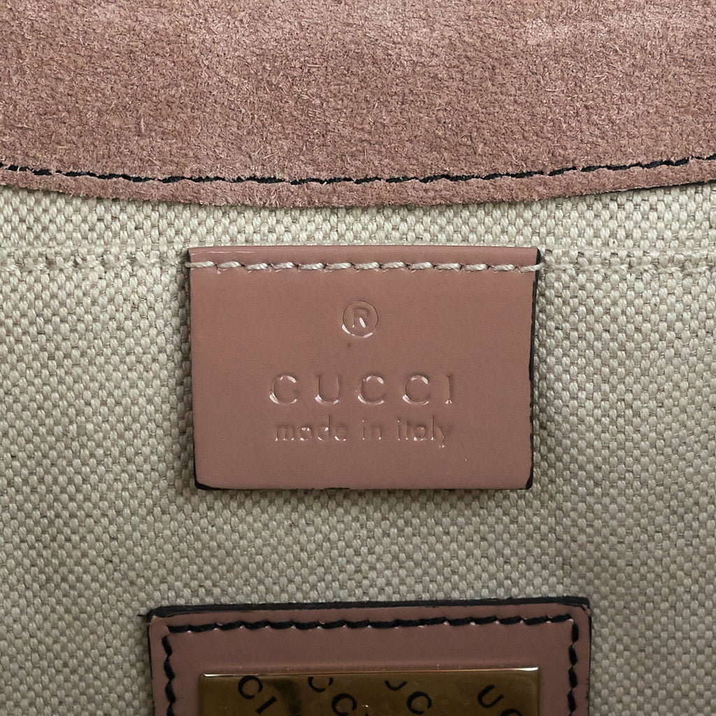 Gucci Emily Micro Guccissima Patent Leather Bag