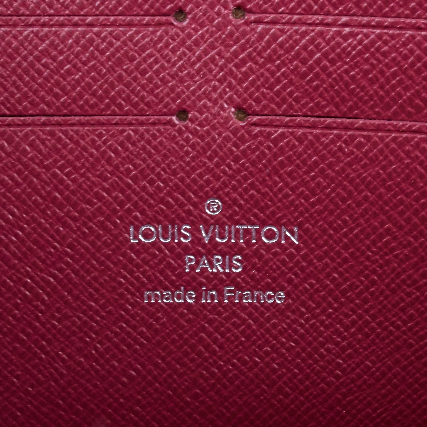 Louis Vuitto Zippy Wallet Fuchsia Epi Leather Wallet