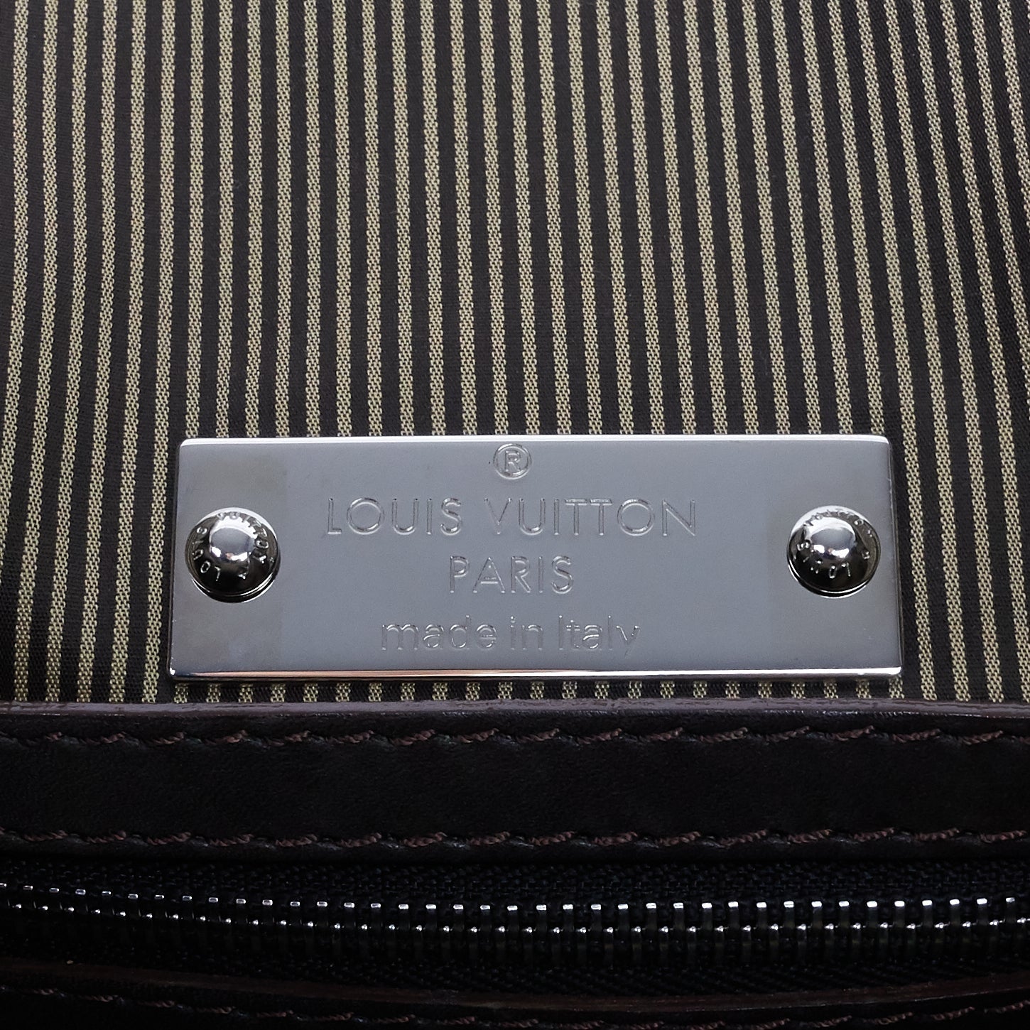 Louis Vuitto Bequia Antique Calfskin Grimaud Mini Bag
