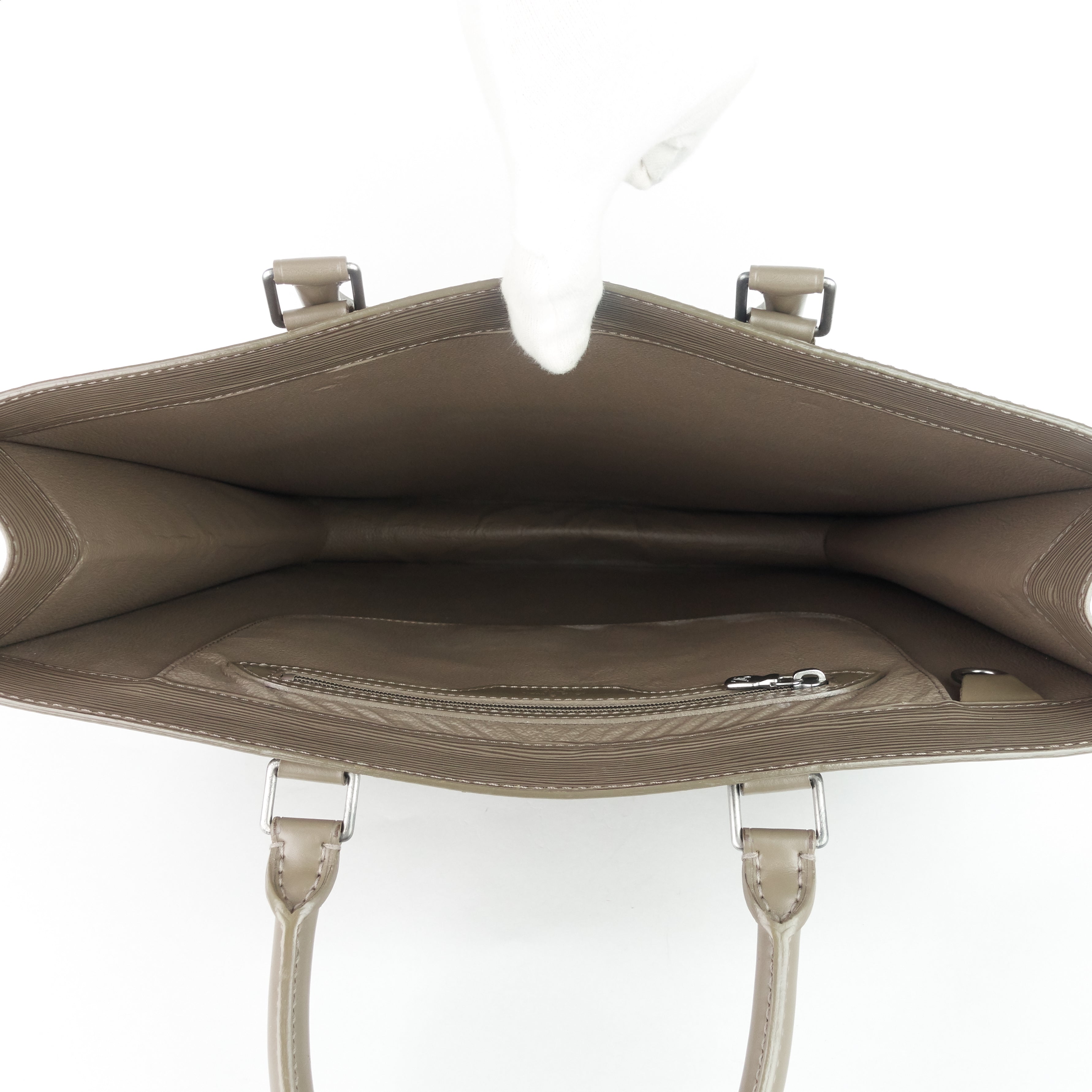 Louis Vuitto Sac Plat GM Brown Epi Leather Bag