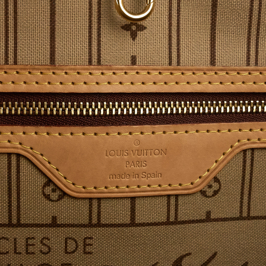 Louis Vuitto Neverfull MM Monogram Canvas Bag