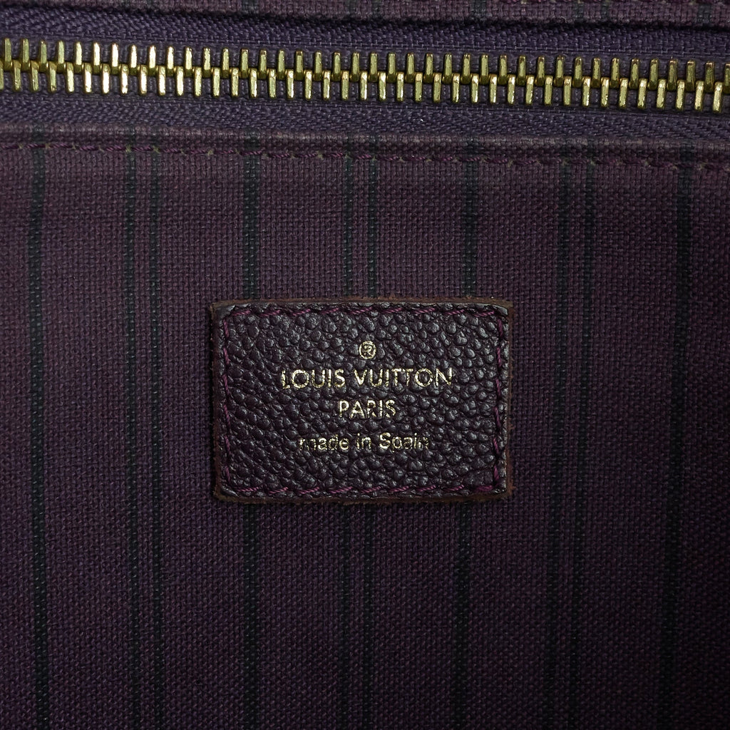Louis Vuitto Citadine Monogram Empreinte Leather Tote Bag