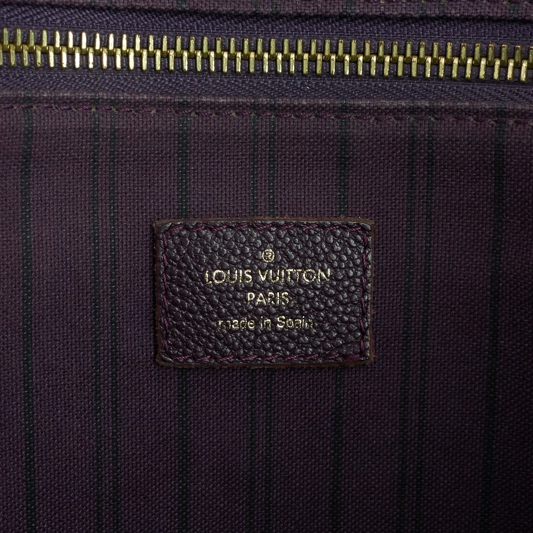 Louis Vuitto Citadine Monogram Empreinte Leather Tote Bag