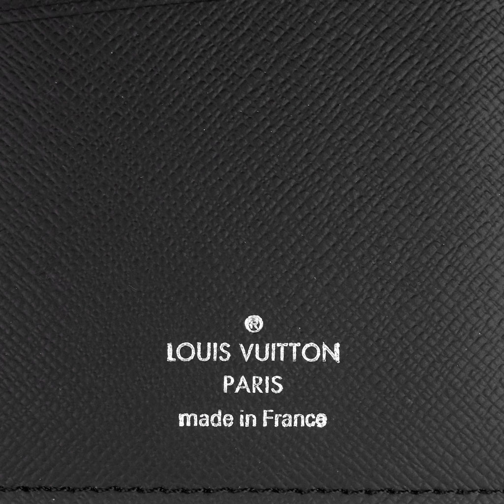 Louis Vuitto Brazza World Map Damier Graphite Canvas Wallet