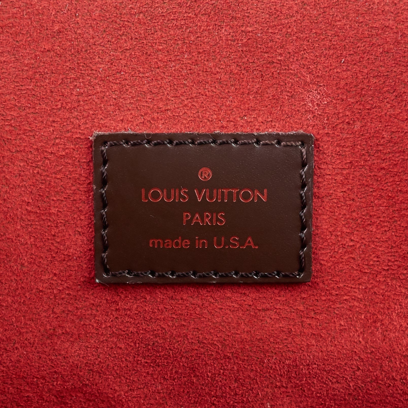 Louis Vuitto Trevi GM Damier Ebene Canvas Bag