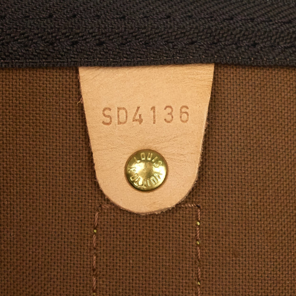 Louis Vuitto Keepall 55 BandouliÃ¨re Monogram Canvas Bag