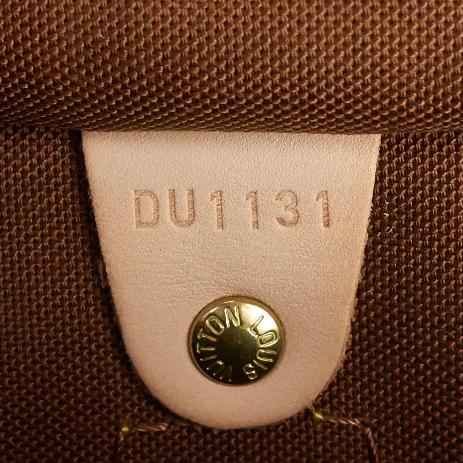 Louis Vuitto Speedy 35 Monogram Canvas Bag