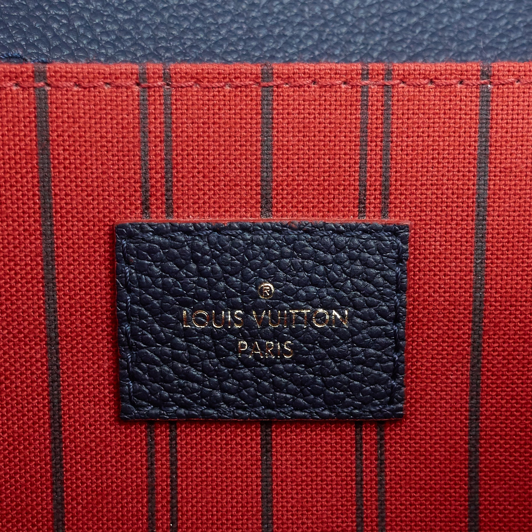 Louis Vuitto Pochette Metis MM Monogram Empreinte Leather Bag