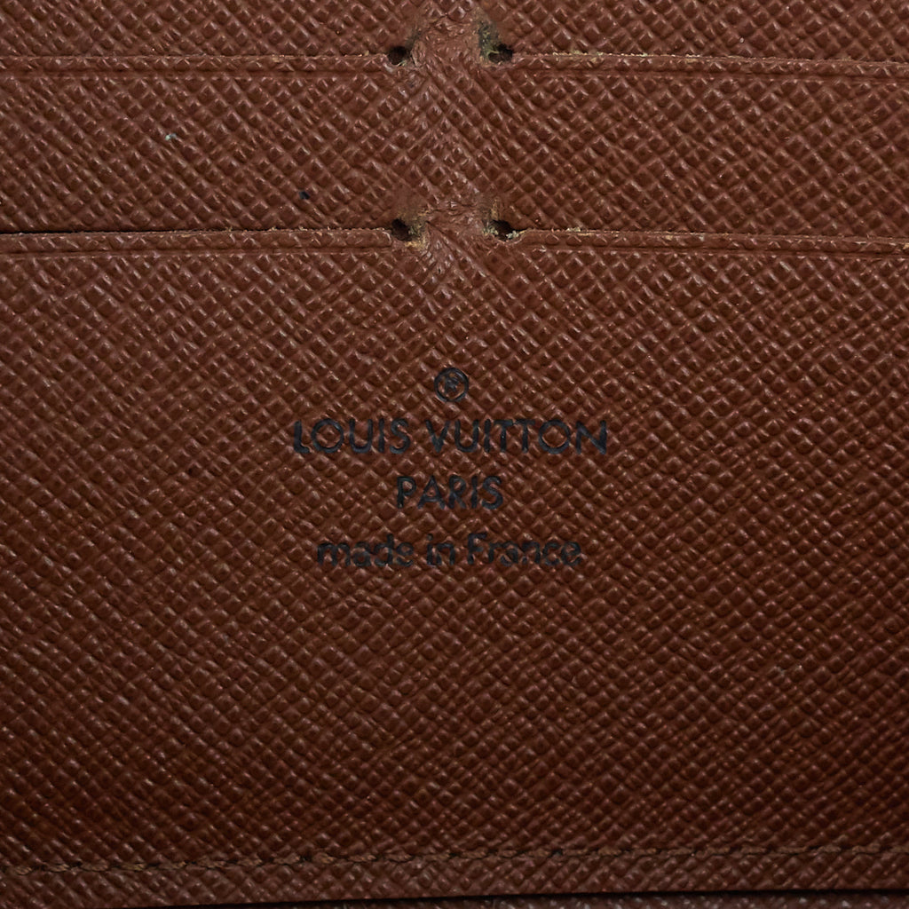 Louis Vuitto Zippy Monogram Canvas Zip-Around Wallet