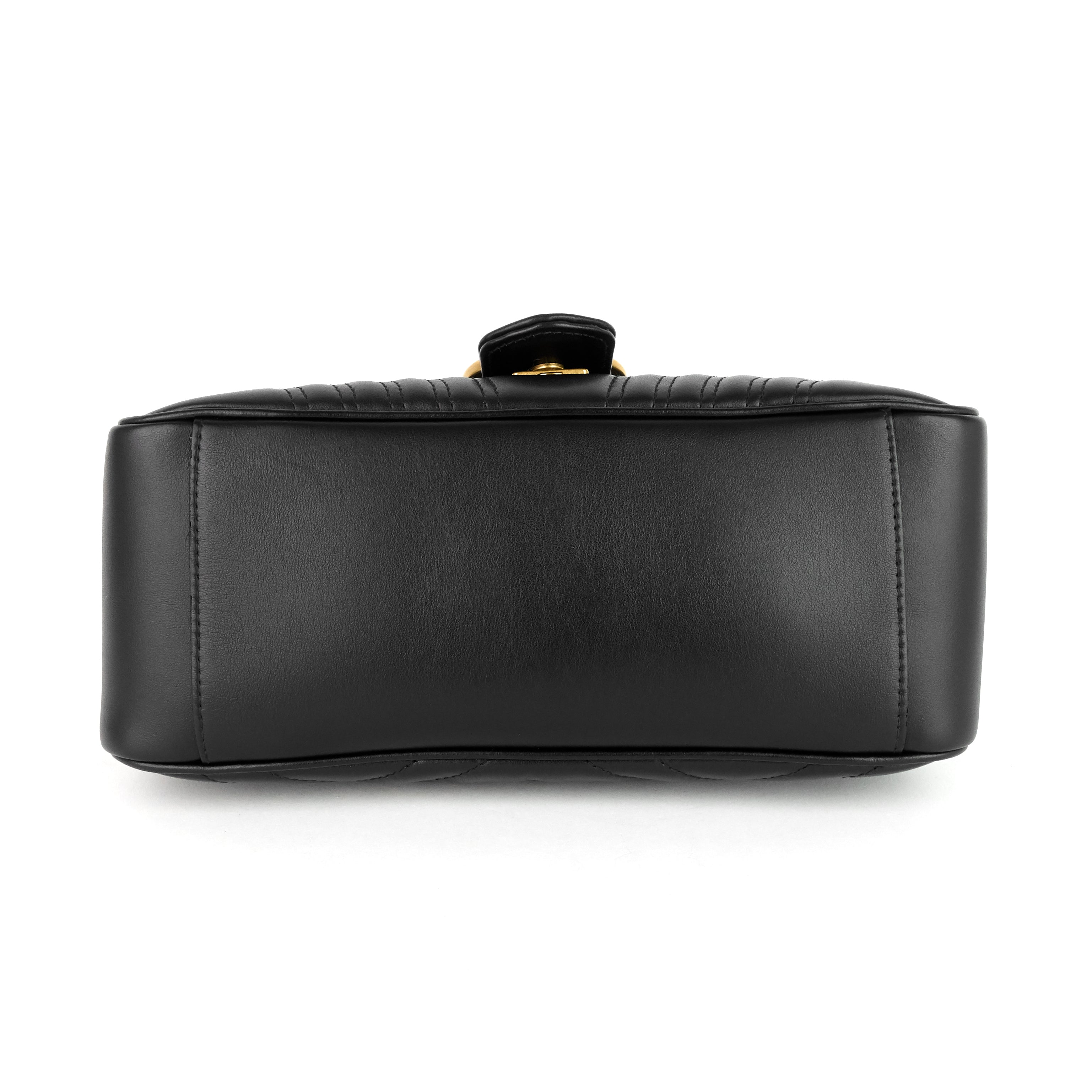 Gucci GG Marmont Small MatelassÃ© Calfskin Top Handle Shoulder Bag
