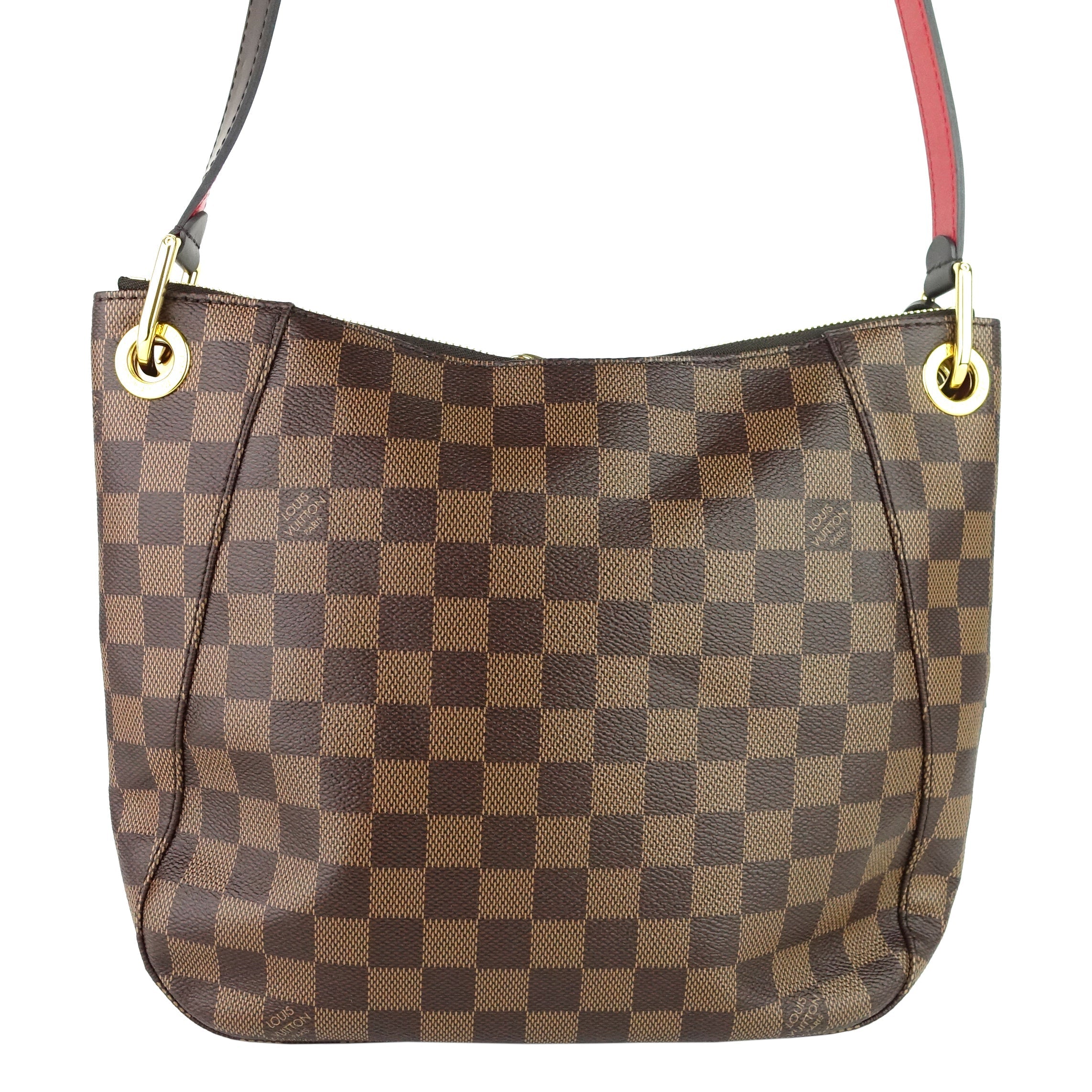 Louis Vuitto South Bank Besace Damier Ebene Canvas Bag