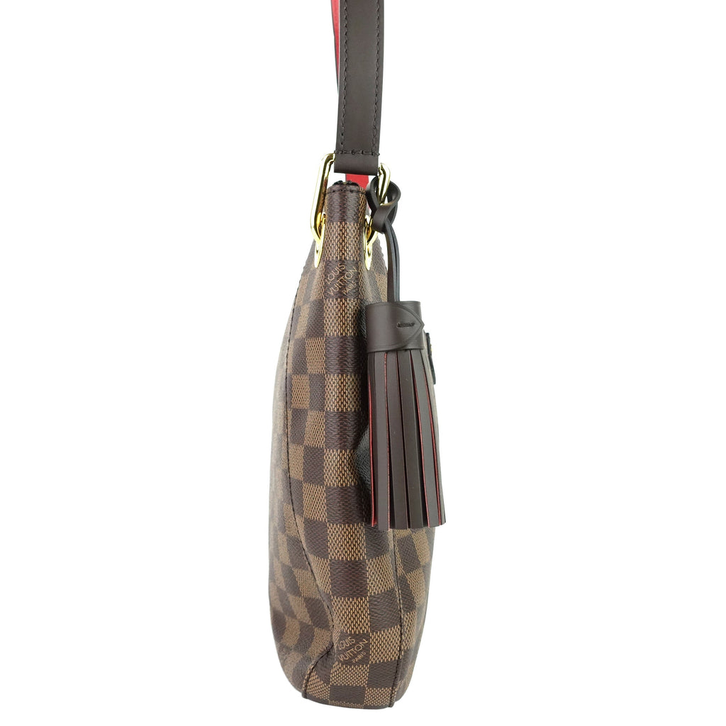 Louis Vuitto South Bank Besace Damier Ebene Canvas Bag