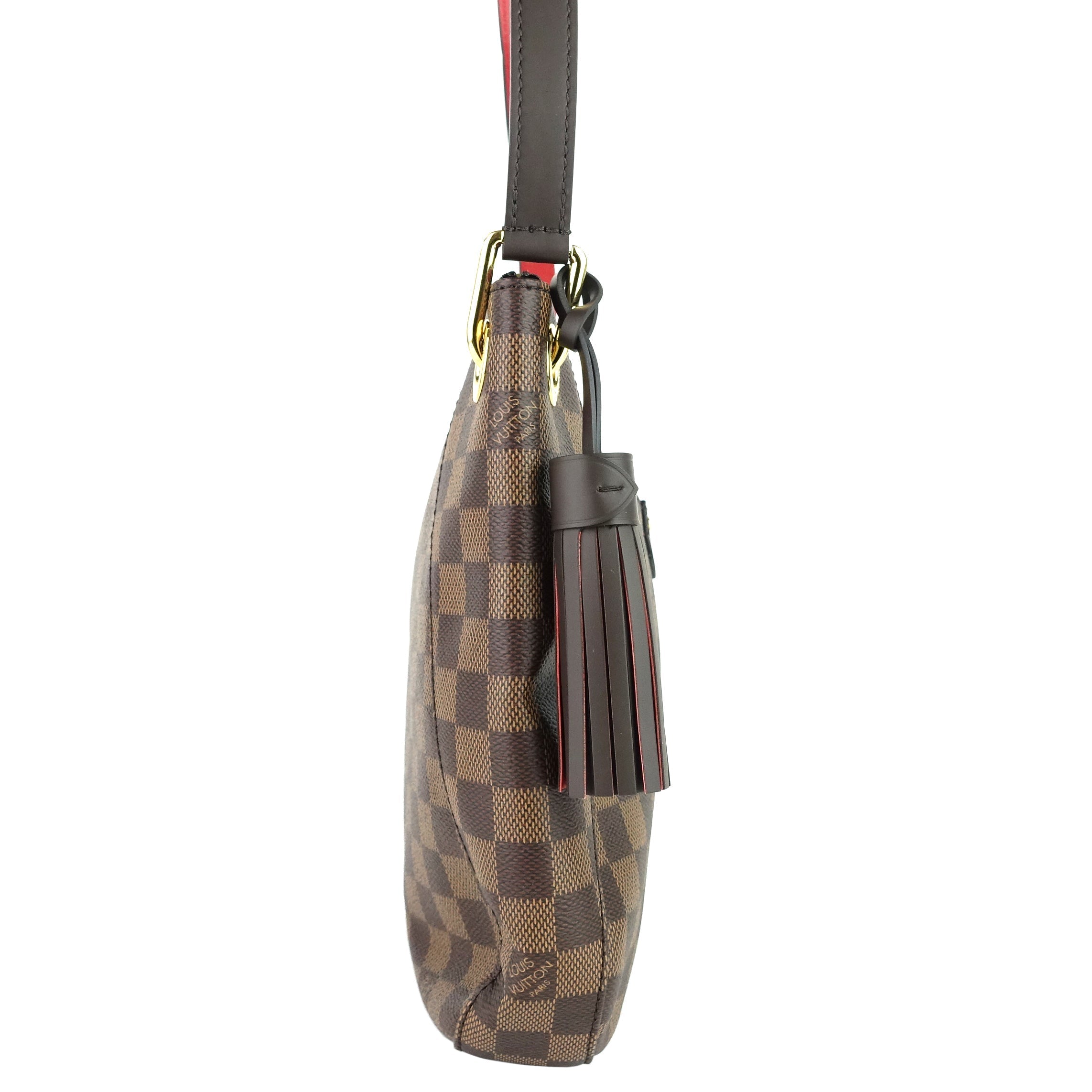 Louis Vuitto South Bank Besace Damier Ebene Canvas Bag