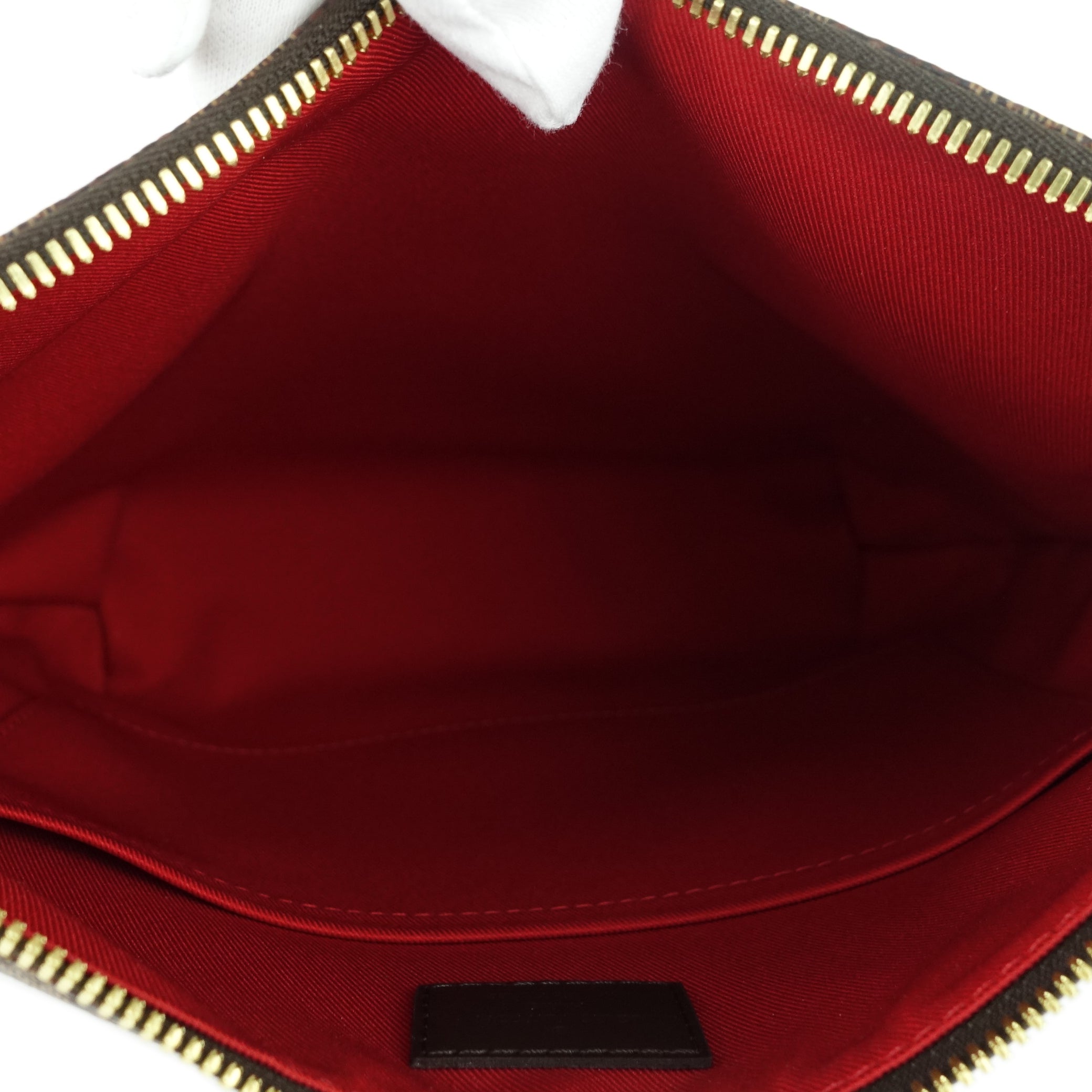 Louis Vuitto South Bank Besace Damier Ebene Canvas Bag