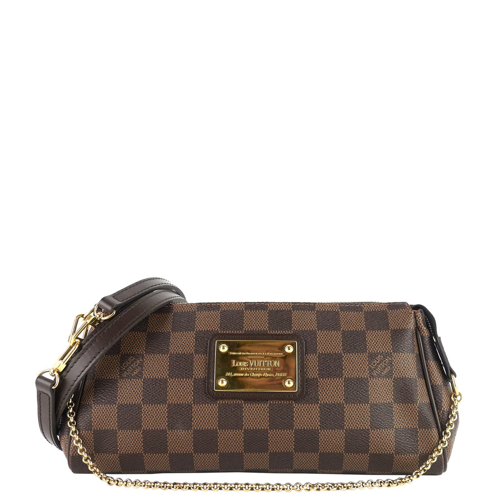 Louis Vuitto Eva Damier Ebene Crossbody Bag