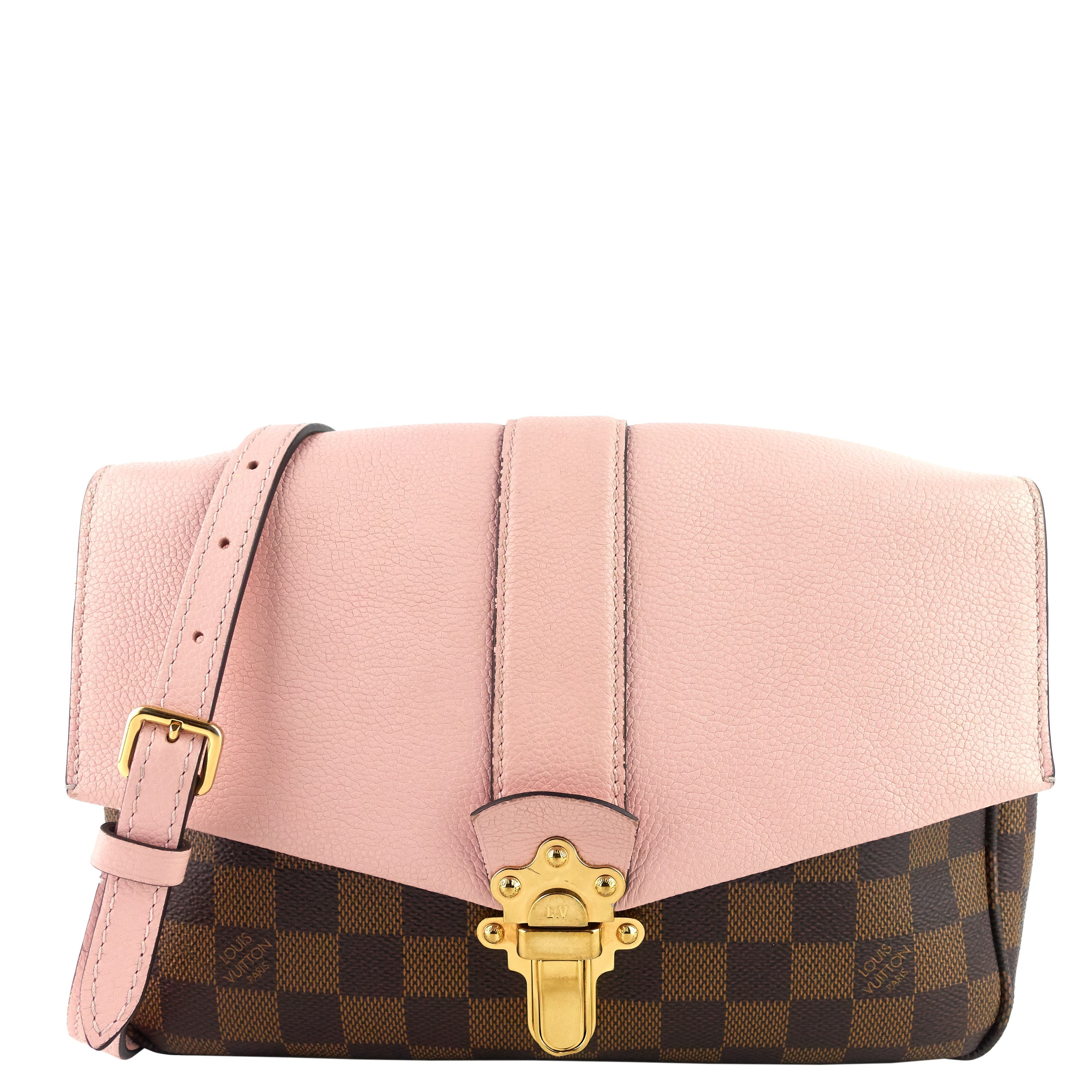 Louis Vuitto Clapton PM Damier Ebene Canvas Bag