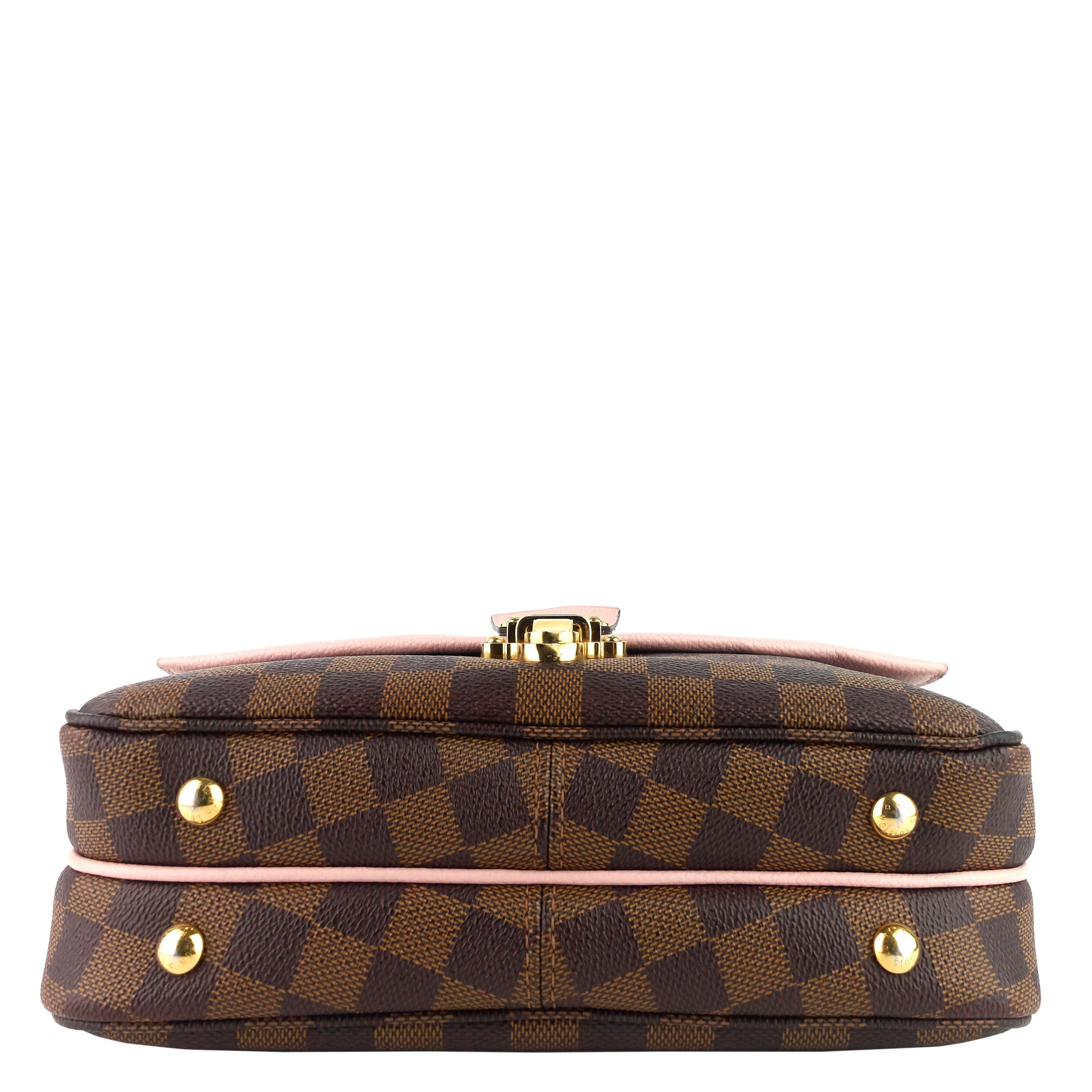 Louis Vuitto Clapton PM Damier Ebene Canvas Bag