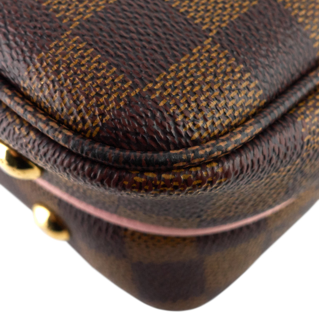 Louis Vuitto Clapton PM Damier Ebene Canvas Bag
