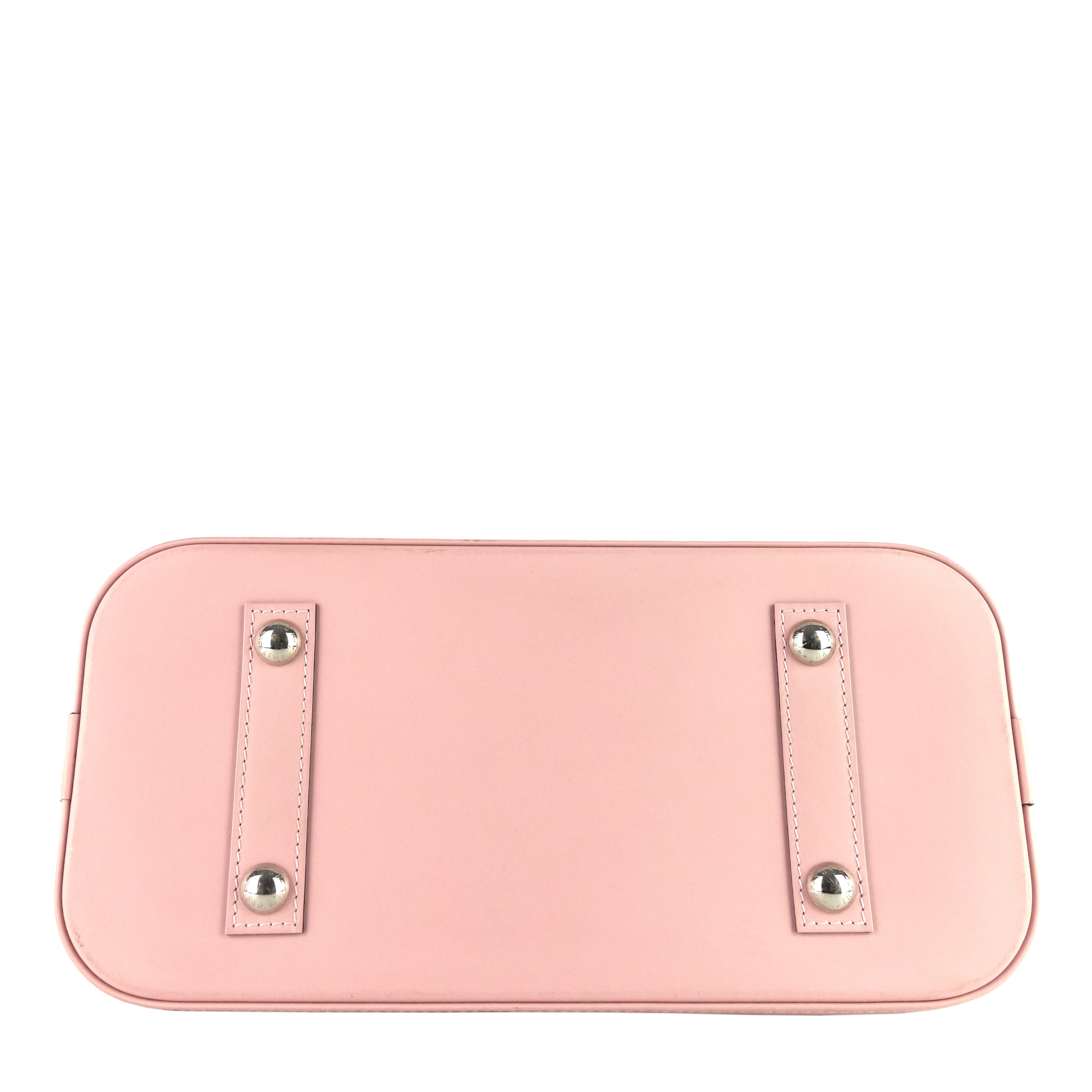 Louis Vuitto Alma PM Pink Epi Leather Bag with Charms