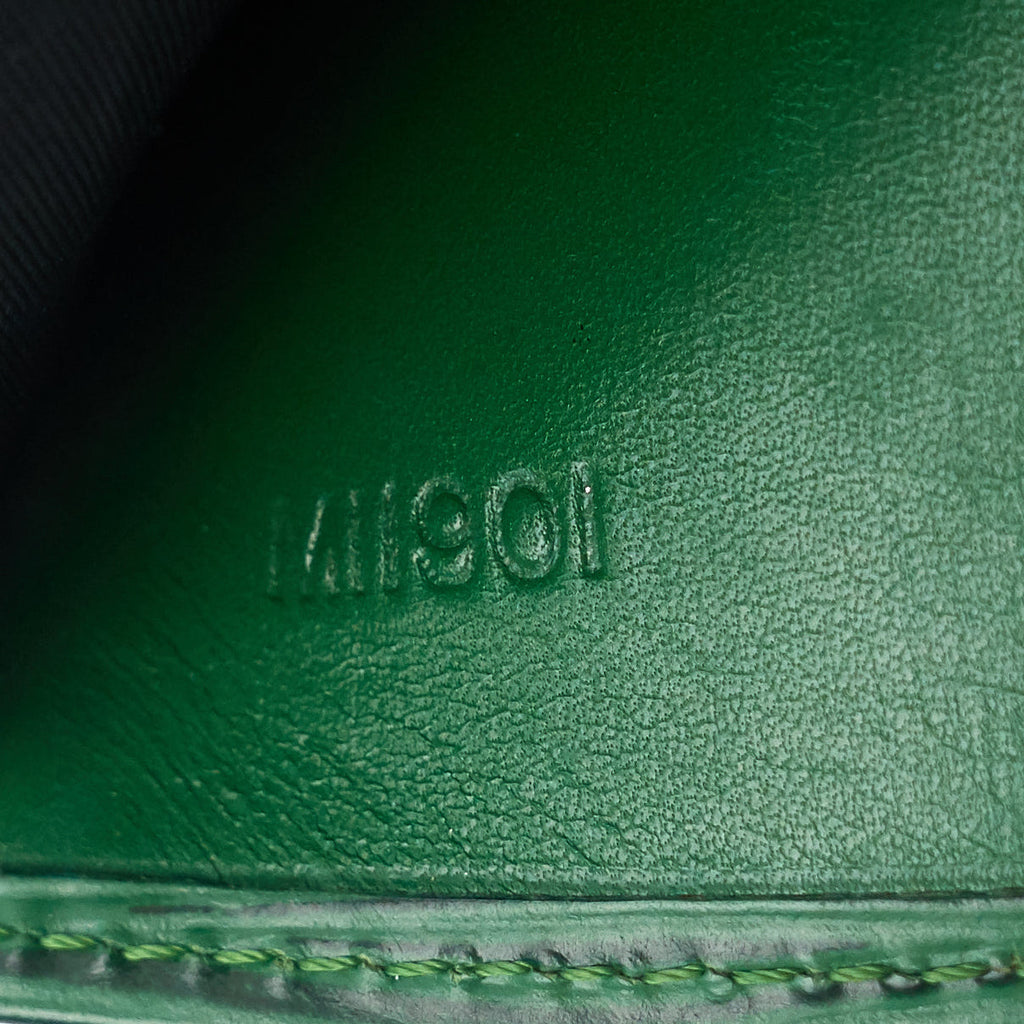 Louis Vuitto Marco Green Epi Leather Bifold Wallet