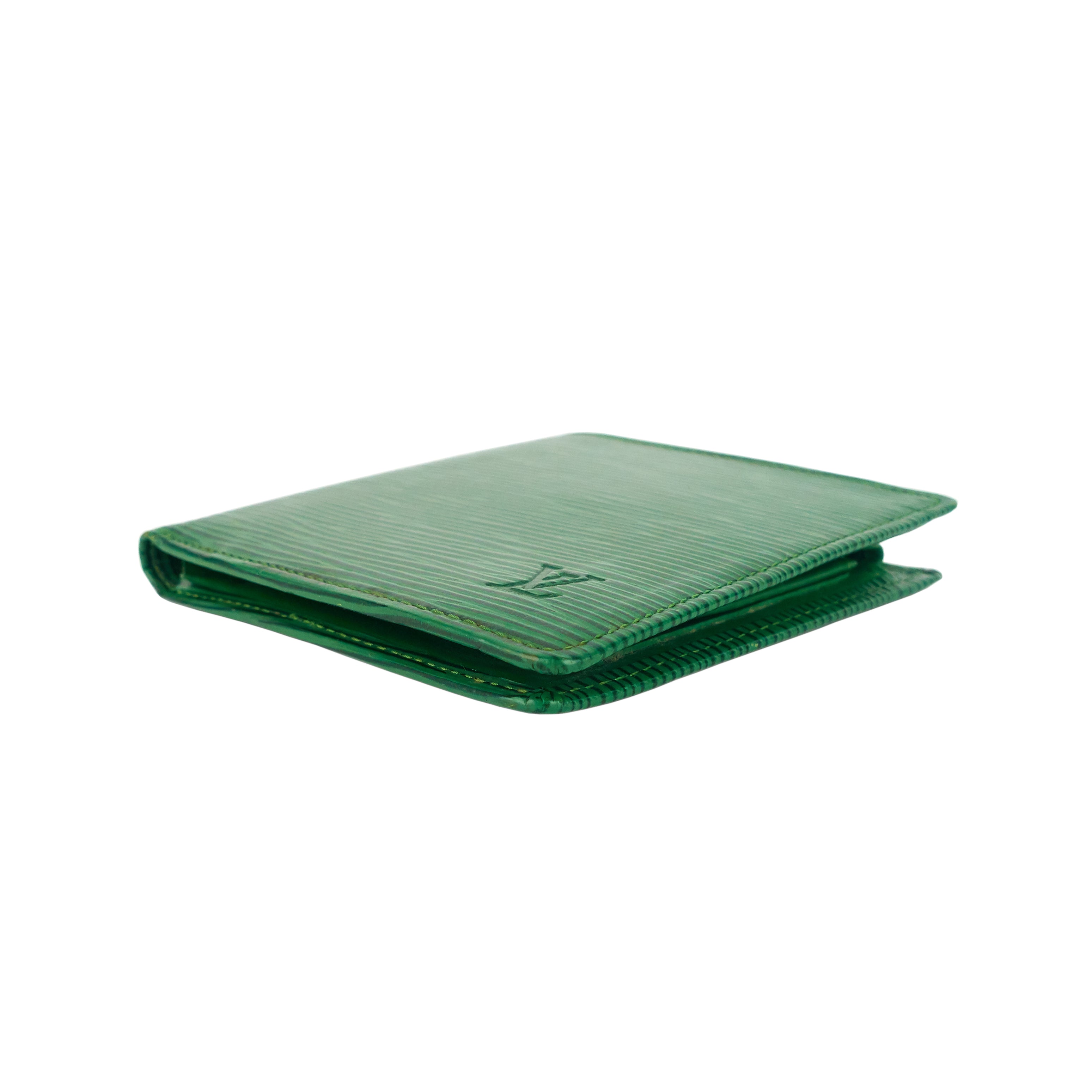 Louis Vuitto Marco Green Epi Leather Bifold Wallet