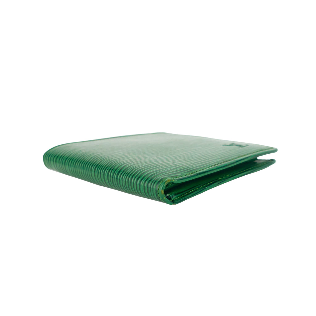 Louis Vuitto Marco Green Epi Leather Bifold Wallet