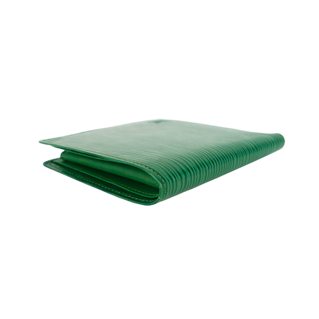 Louis Vuitto Marco Green Epi Leather Bifold Wallet