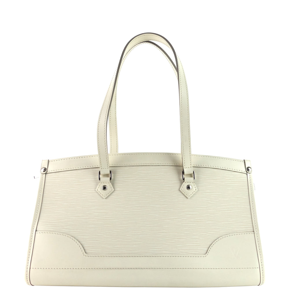Louis Vuitto Madelaine White Epi Leather Handbag